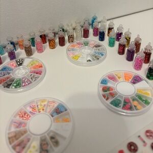 Nail Art Decoration Set - Multicolor Gems